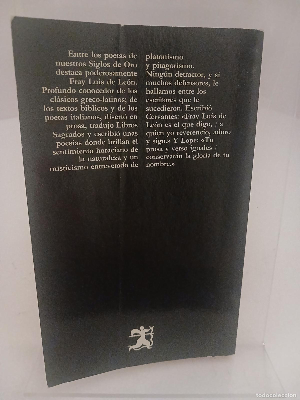 Libros de segunda mano: Poes&iacute;a - Luis de León - Foto 2