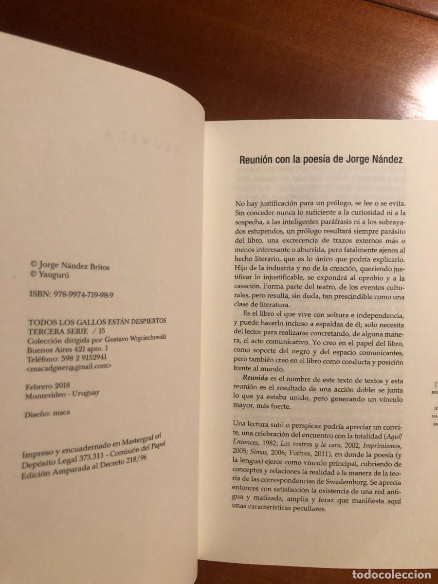 Libros de segunda mano: Reunida. Jorge N&aacute;ndez Britos - Foto 5