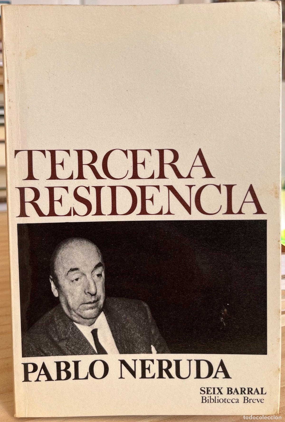 Libros de segunda mano: Tercera residencia - Pablo Neruda