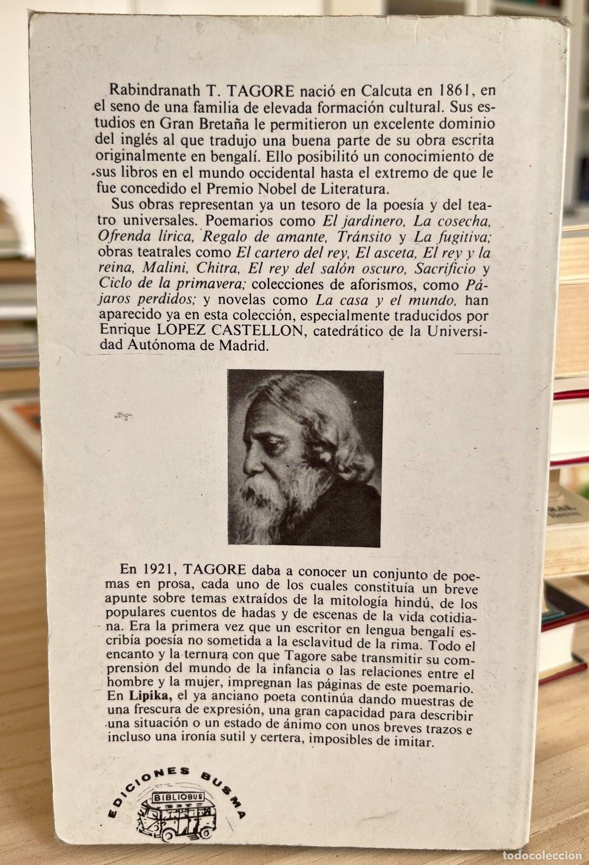 Libros de segunda mano: Lipika - Rabindranath Tagore - Foto 2