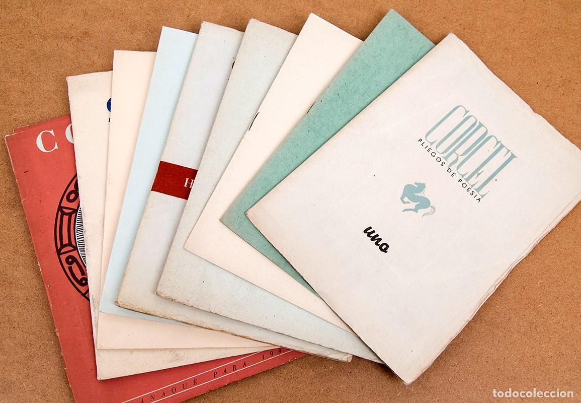 Libros de segunda mano: RESERVADO - CORCEL : PLIEGOS DE POESIA - N&Uacute;MEROS 1 A 12 - MUY DIF&Iacute;CIL - 1942-46