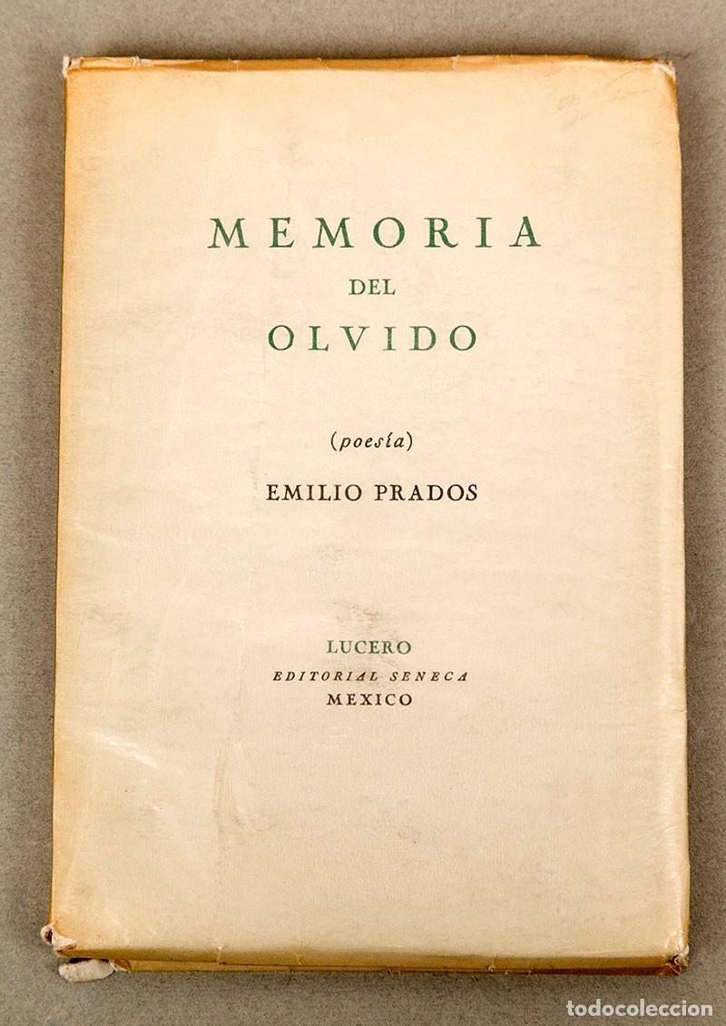 Livres d'occasion: EMILIO PRADOS - MEMORIA DEL OLVIDO - 1940