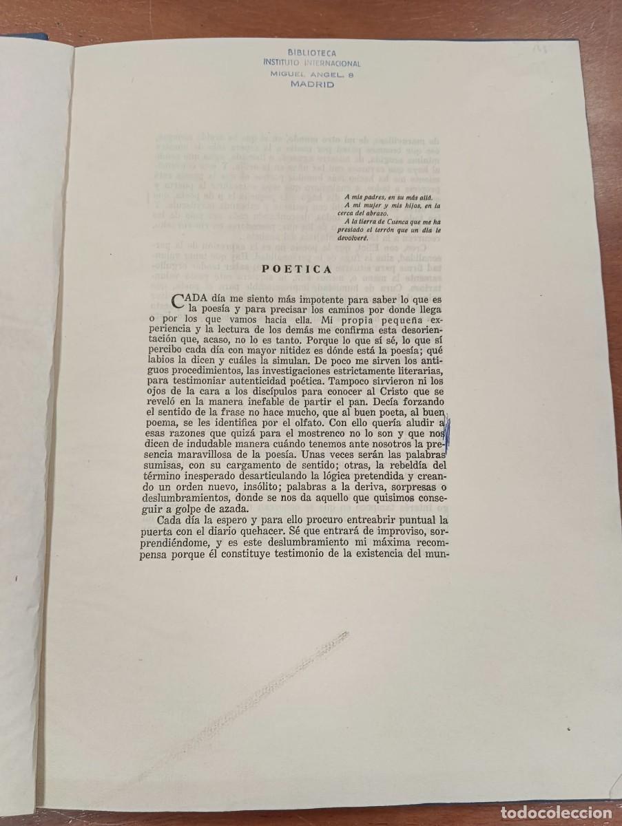 Gebrauchte B&uuml;cher: Apenas esto. (Antologia 1934-1959). [Dedicatoria aut&oacute;grafa del autor]. Federico Muelas.
