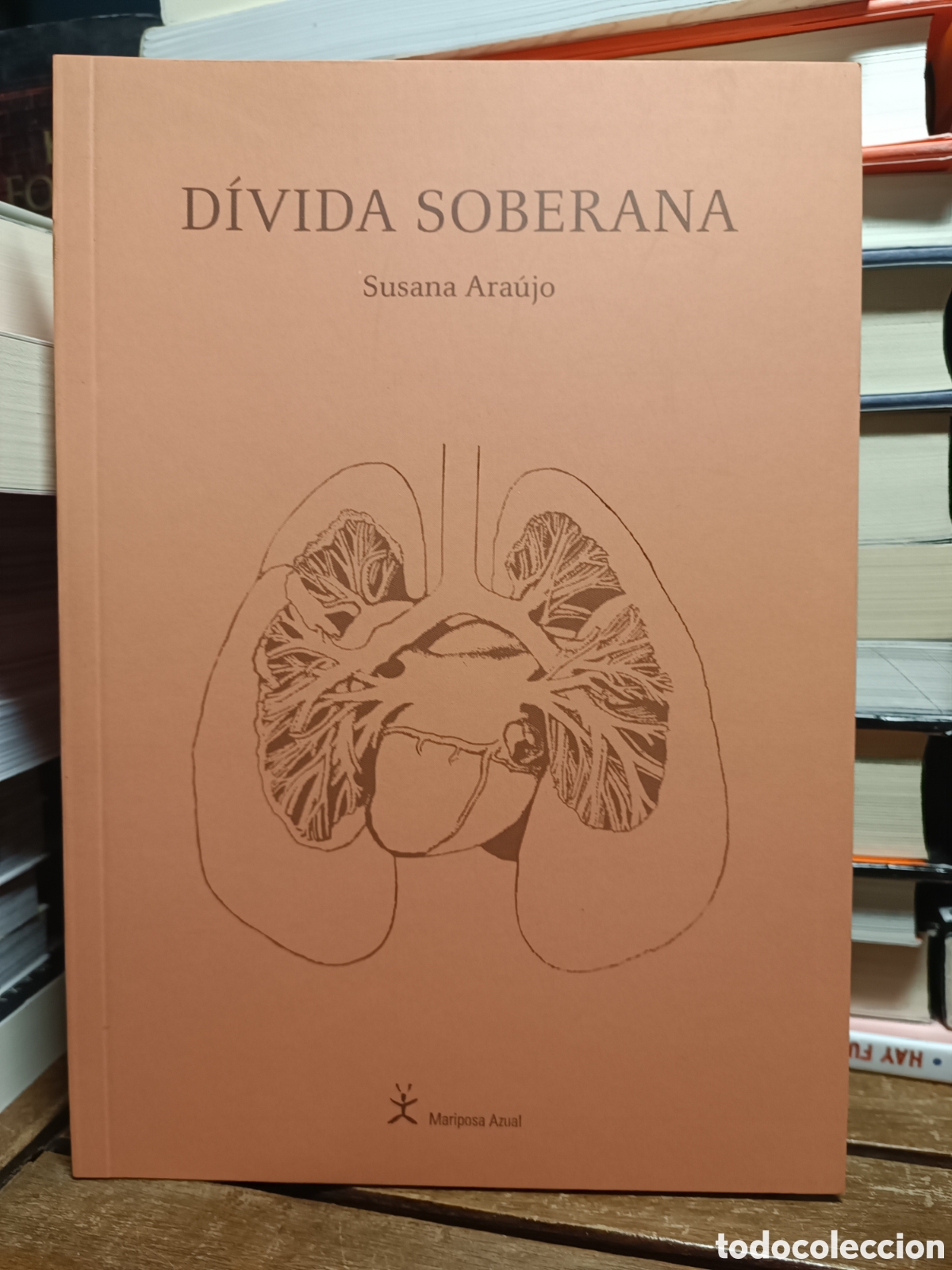 Gebrauchte B&uuml;cher: D&iacute;vida Soberana mariposa azul firma manuscrita de Susana Araujo poes&iacute;a en portugu&eacute;s