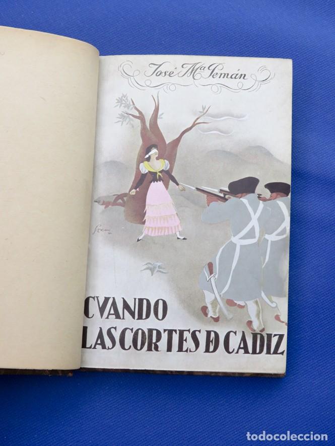 Gebrauchte B&uuml;cher: CUANDO LAS CORTES DE C&Aacute;DIZ. POEMA DRAM&Aacute;TICO EN VERSO. JOS&Eacute; MAR&Iacute;A PEM&Aacute;N. 1&ordf; EDICI&Oacute;N. 1934. MADRID