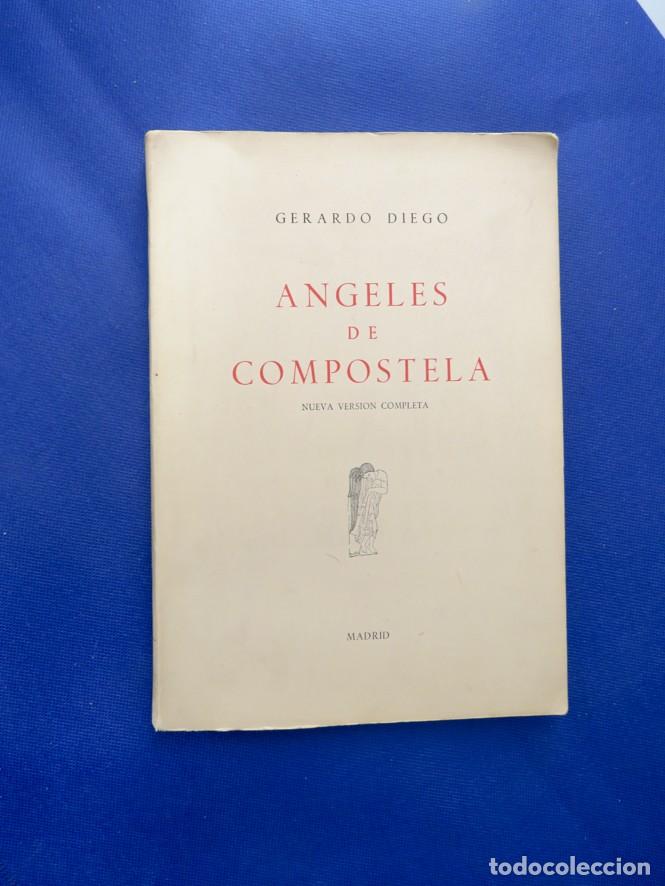 Gebrauchte B&uuml;cher: &Aacute;NGELES DE COMPOSTELA. GERARDO DIEGO. REEDICI&Oacute;N AUMENTADA. 1961. MADRID. ILUSTRADO