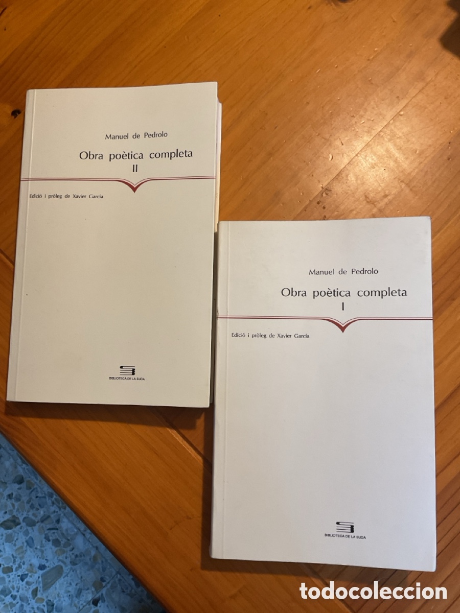 Livres d'occasion: MANUEL DE PEDROLO &mdash; OBRA PO&Egrave;TICA COMPLETA (1931-1990) &mdash; 2 VOLUMS &mdash; PRIMERA EDICI&Oacute;, 1996