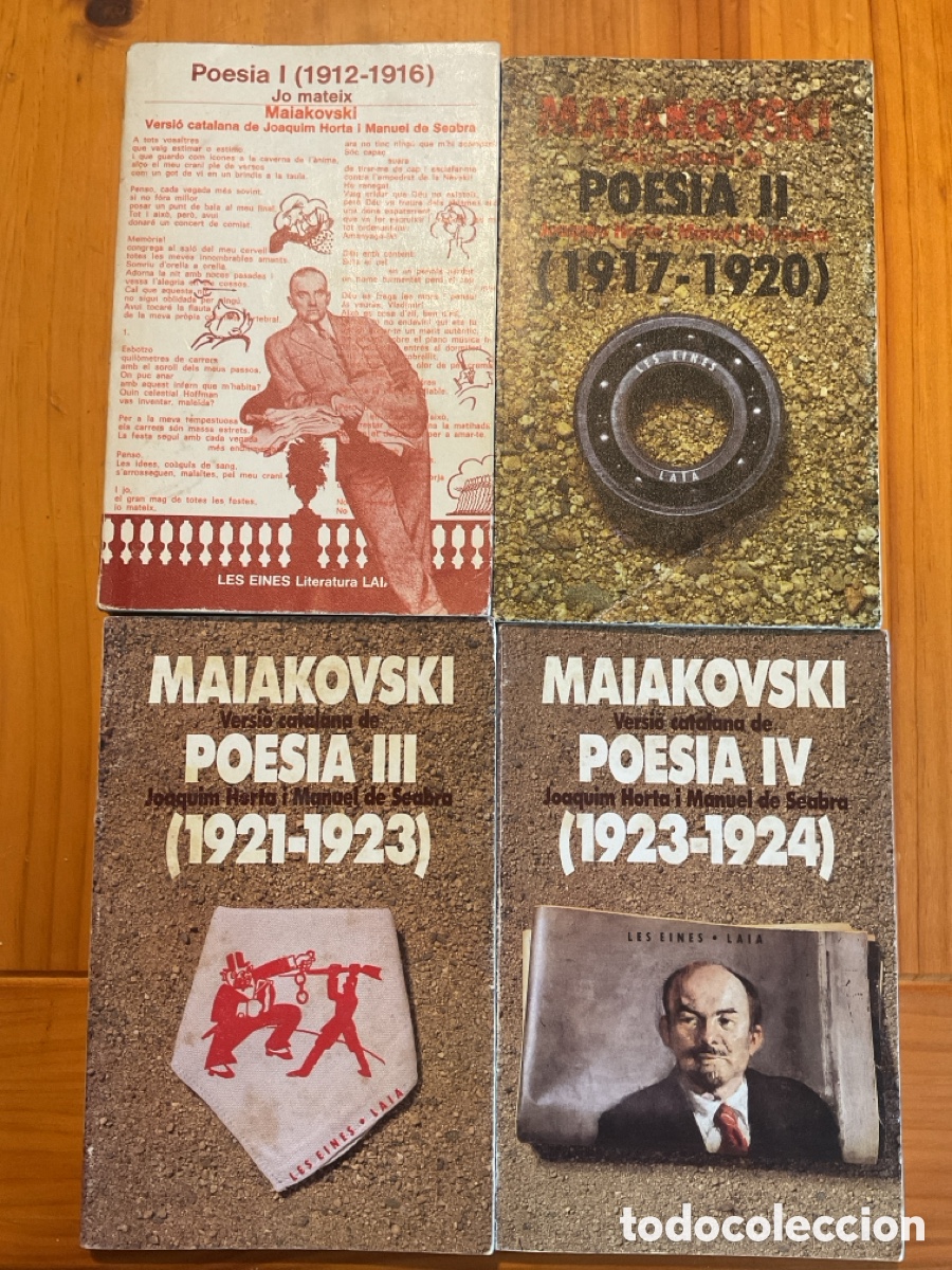 Second hand books: VLAD&Iacute;MIR MAIAKOVSKI &ndash; POESIA COMPLETA EN 4 VOLUMS &ndash; EDITORIAL LAIA