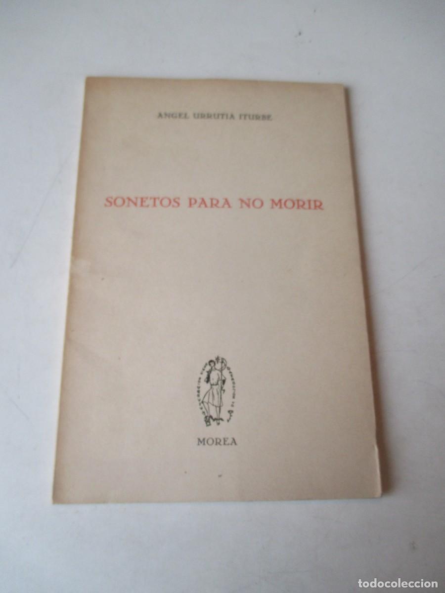 Gebrauchte B&uuml;cher: &Aacute;NGEL URRUTIA ITURBE Sonetos para no morir W42580