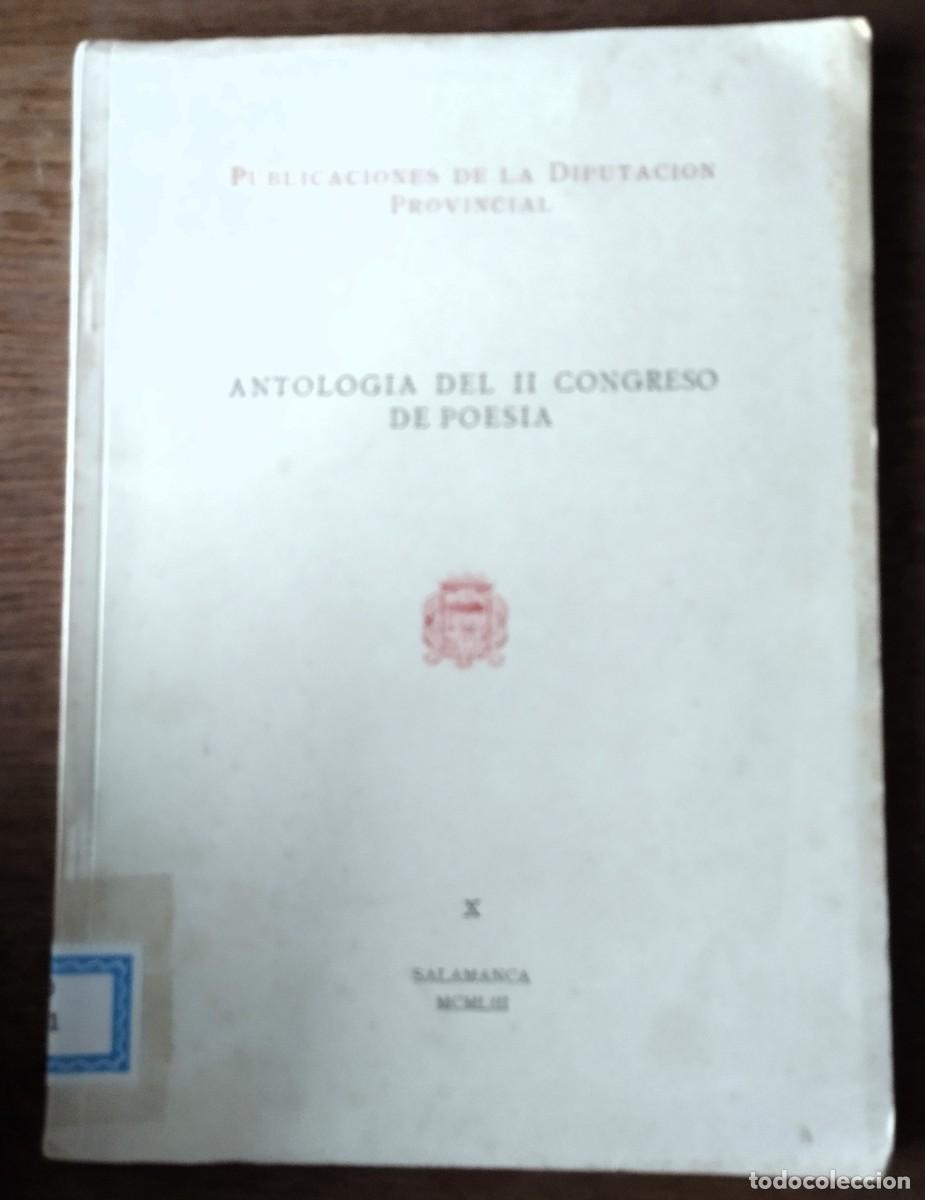 Libri di seconda mano: Antolog&iacute;a del II Congreso de poes&iacute;a, Diputaci&oacute;n de Salamanca, 1953,