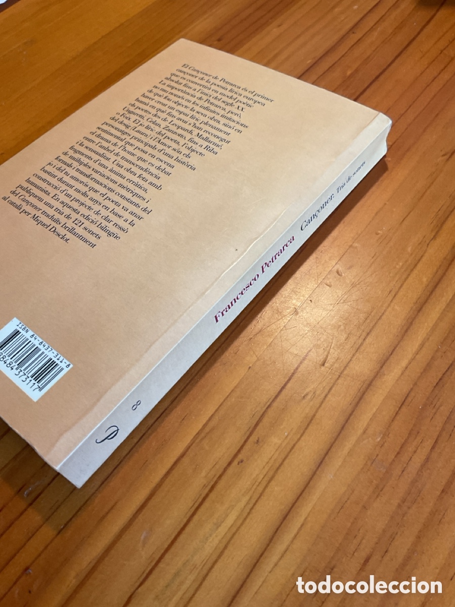 Libros de segunda mano: FRANCESCO PETRARCA &ndash; CAN&Ccedil;ONER. TRIA DE SONETS &ndash; PROA, 2003 - Foto 4