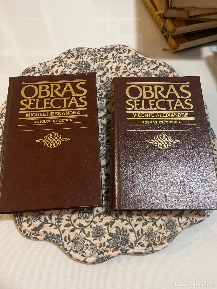 Libri di seconda mano: Lote de 2 libros de poes&iacute;a espa&ntilde;ola: Miguel Hern&aacute;ndez y Vicente Aleixandre &ndash; Obras selectas