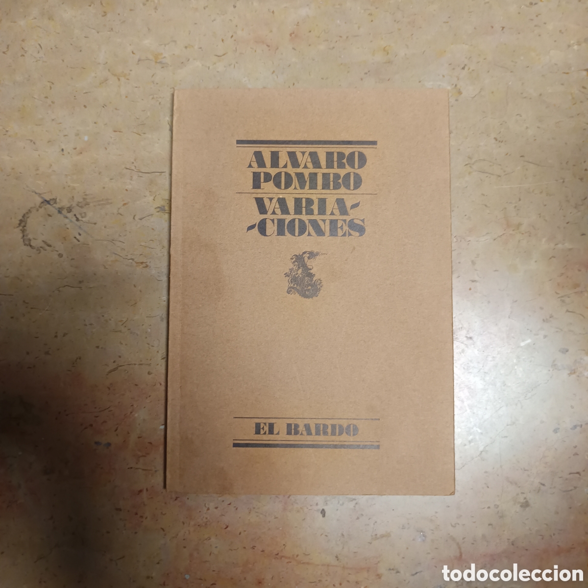 Libros de segunda mano: Pombo, &Aacute;. (1978). Variaciones. Editorial Lumen. 1&ordf; edici&oacute;n