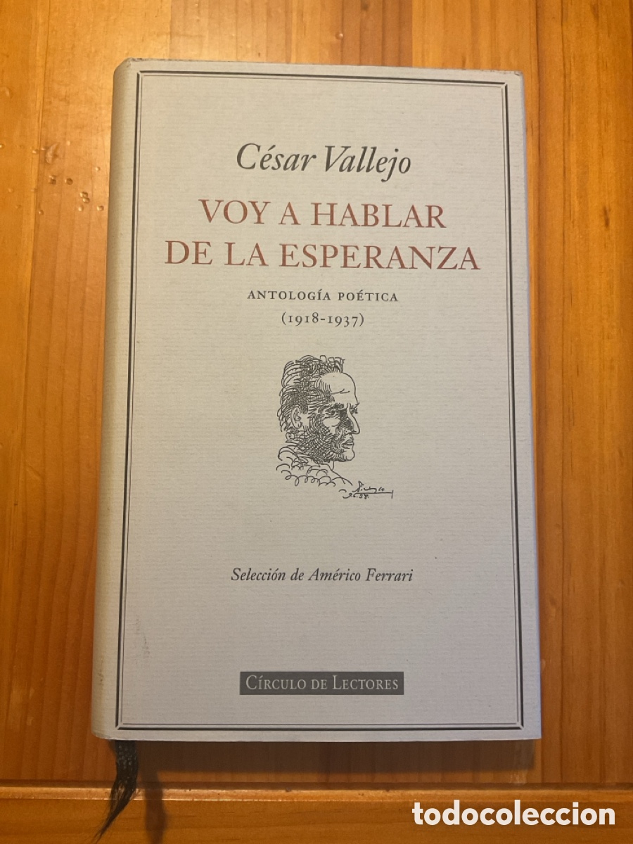 Libros de segunda mano: C&Eacute;SAR VALLEJO &ndash; VOY A HABLAR DE LA ESPERANZA. ANTOLOG&Iacute;A PO&Eacute;TICA (1918-1937)
