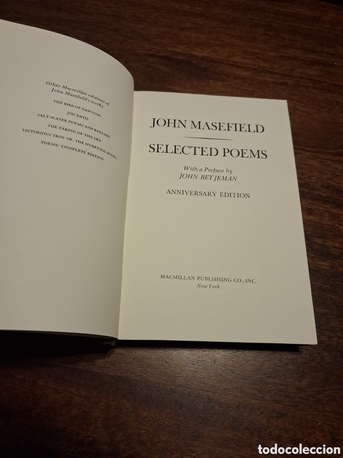 Libros de segunda mano: Selected poems, John Masefield - Foto 2