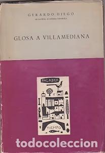 Libros de segunda mano: Glosa a Villamediana - Gerardo Diego - Editorial Taurus - 1961, 1&ordf; ed. - Colecci&oacute;n Palabra y tiempo