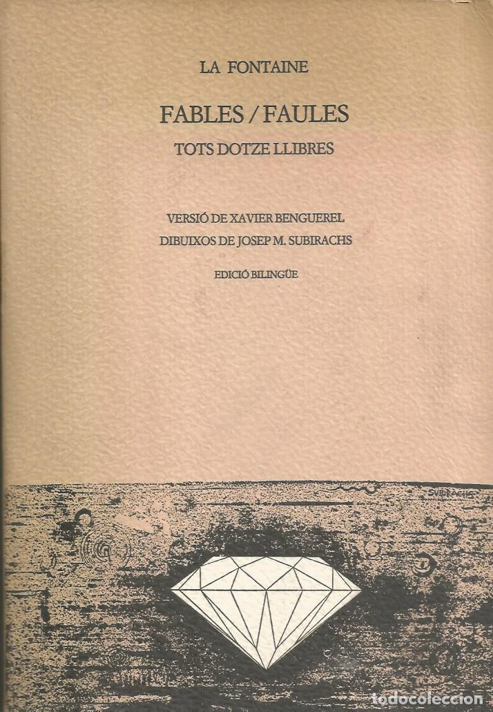 Libros de segunda mano: FABLES/FAULES - LA FONTAINE - TOTS DOTZE LLIBRES - EDICI&Oacute; BILING&Uuml;E
