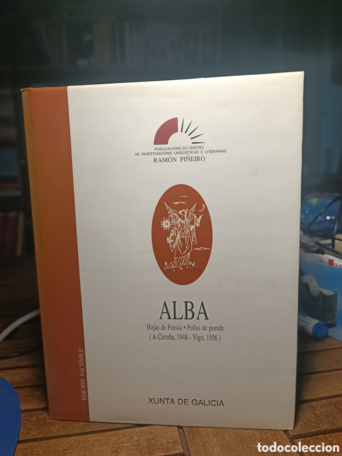 Libros de segunda mano: ALBA HOJAS DE POES&Iacute;A FOLLAS DE POES&Iacute;A A CORU&Ntilde;A 1948 VIGO 1956 RAM&Oacute;N PI&Ntilde;EIRO EDICI&Oacute;N FACS&Iacute;MILE XUNTA