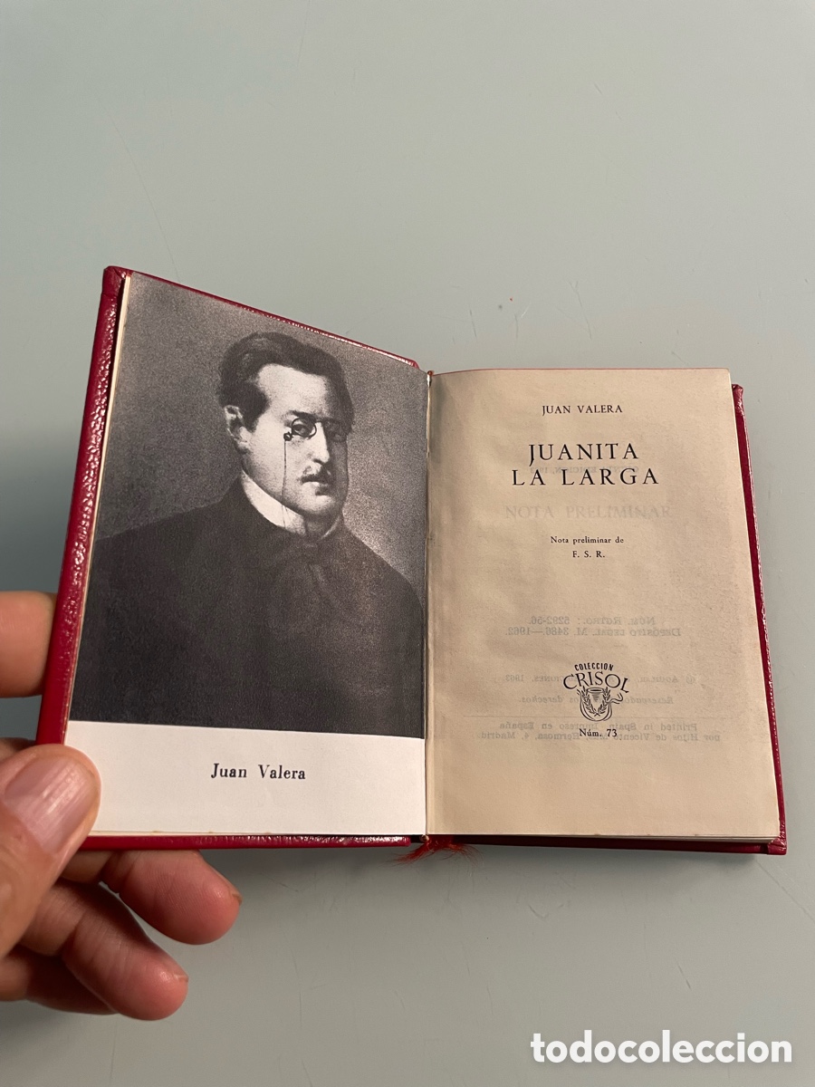 Libros de segunda mano: Juanita la larga. Juan Valera. Aguilar crisol n&uacute;mero 73. 1963