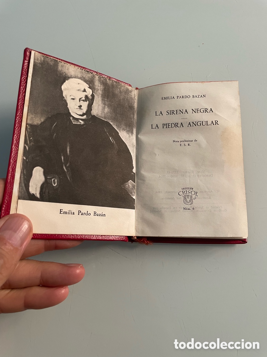 Libros de segunda mano: La sirena negra la piedra angular. Emilia Pardo Bazan. Aguilar crisol n&uacute;mero 6. 1964
