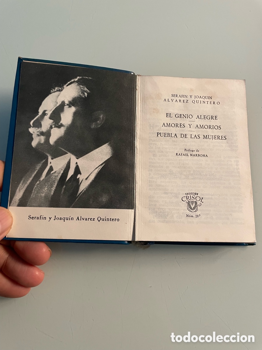 Libros de segunda mano: Tres comedias. Seraf&iacute;n y Joaqu&iacute;n &Aacute;lvarez Quintero. Aguilar crisol numero 285.1966