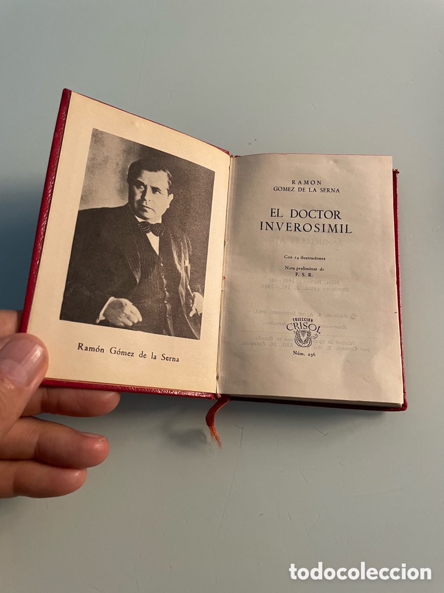 Libros de segunda mano: El Doctor Inveros&iacute;mil. Ram&oacute;n G&oacute;mez de la Serna. Aguilar crisol n&uacute;mero 236. 1963