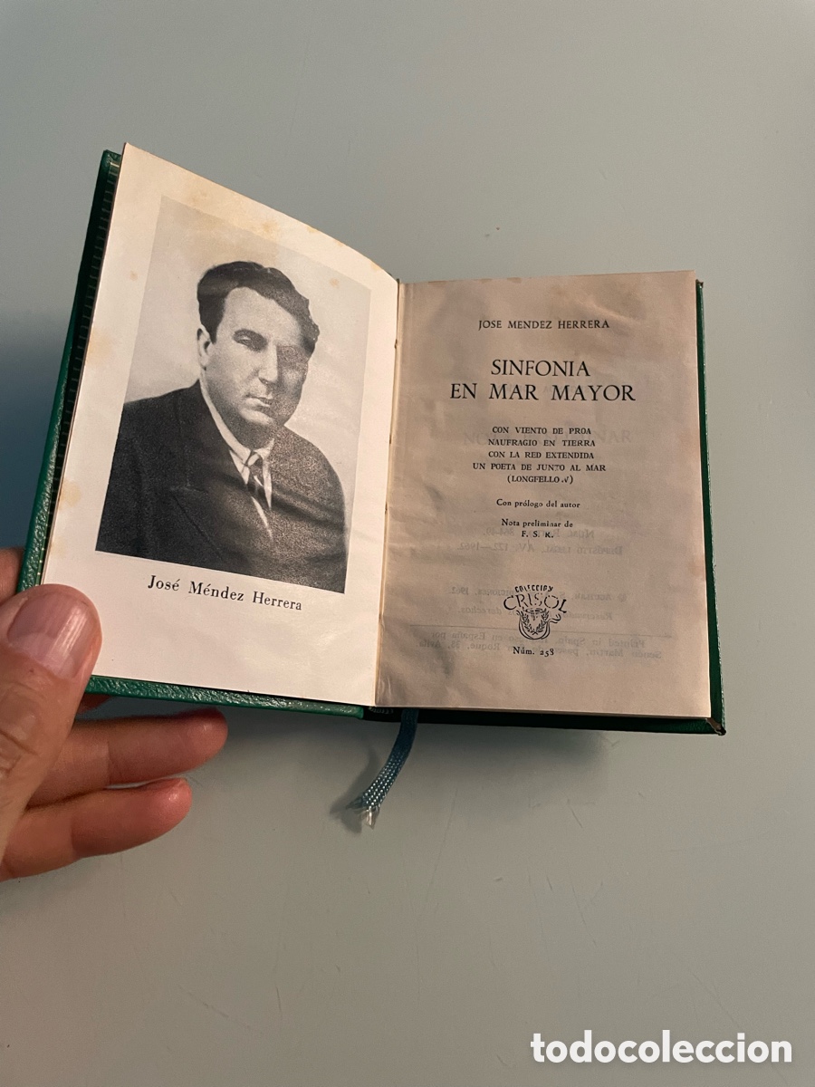 Libros de segunda mano: Sinfon&iacute;a en Mar Mayor. Jos&eacute; M&eacute;ndez Herrera. Aguilar crisol n&uacute;mero 258.1963