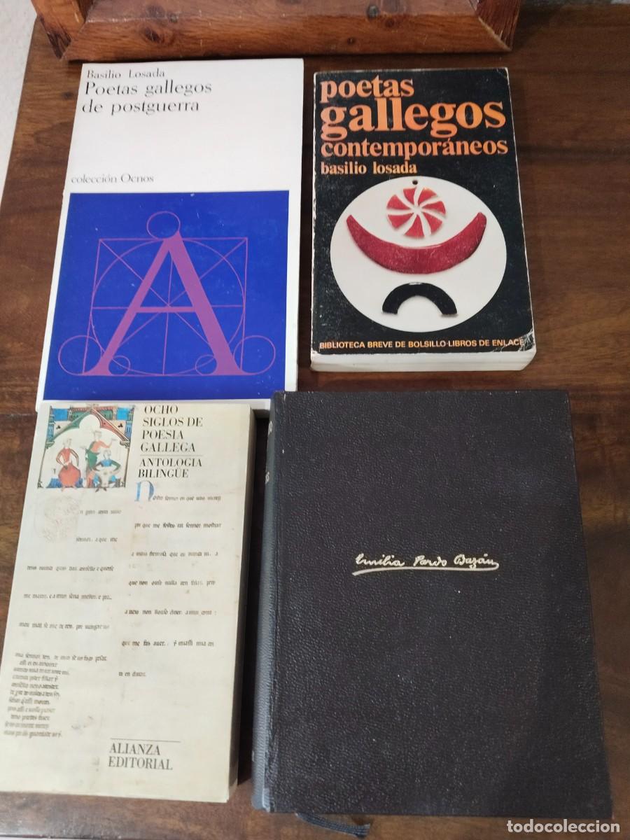 Libros de segunda mano: 4 libros de Poes&iacute;a Gallega. Ver.