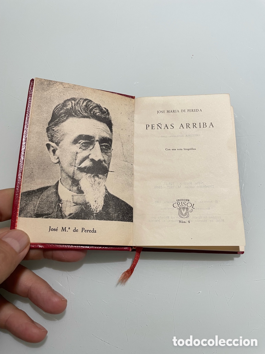 Libros de segunda mano: Pe&ntilde;as arriba. Jos&eacute; Maria de Pereda. Aguilar crisol n&uacute;mero 4. 1963
