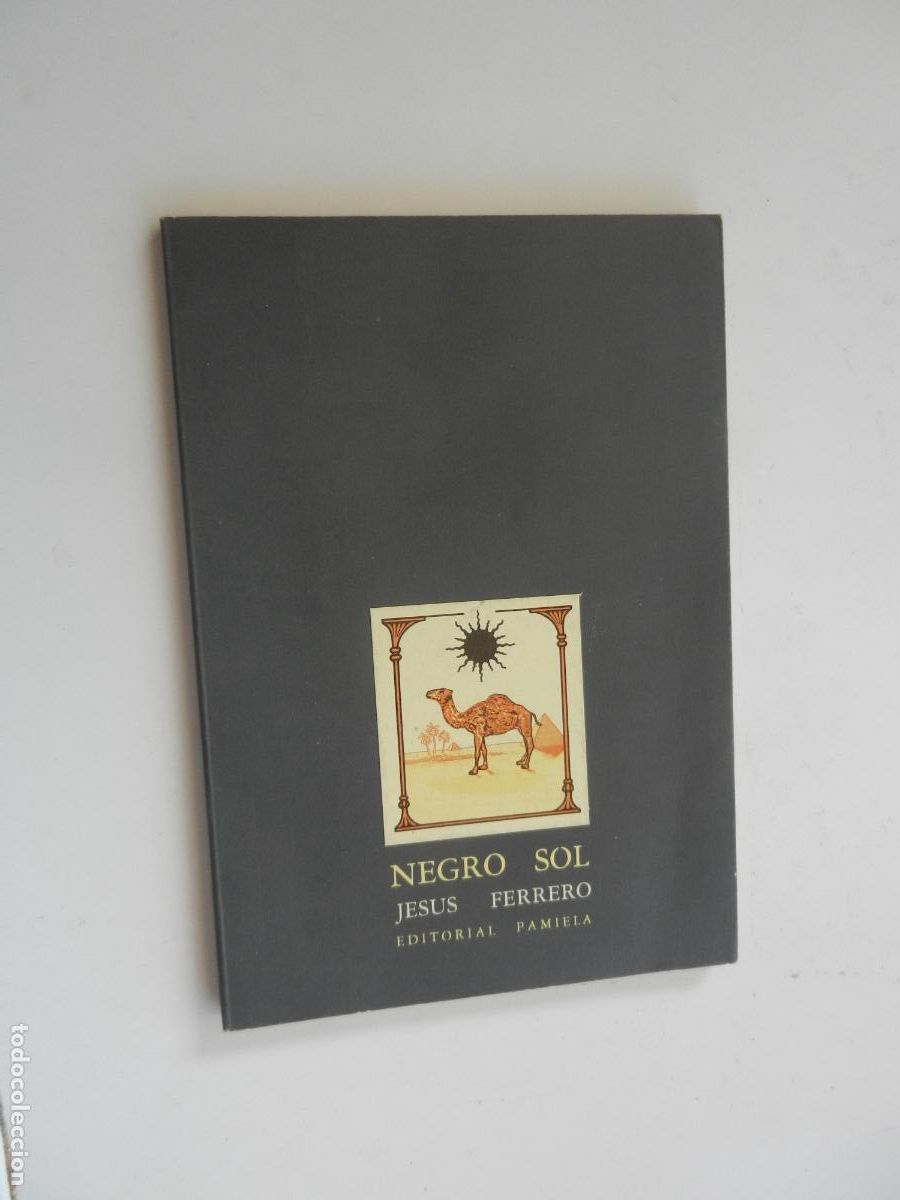 Libros de segunda mano: NEGRO SOL - JES&Uacute;S FERRERO - EDITORIAL PAMIELA 1987.