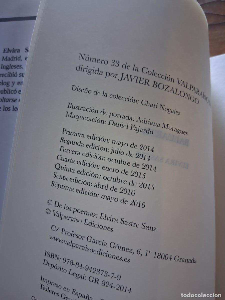 Libros de segunda mano: Libro Baluarte Elvira Sastre Valpara&iacute;so Ediciones - Foto 3
