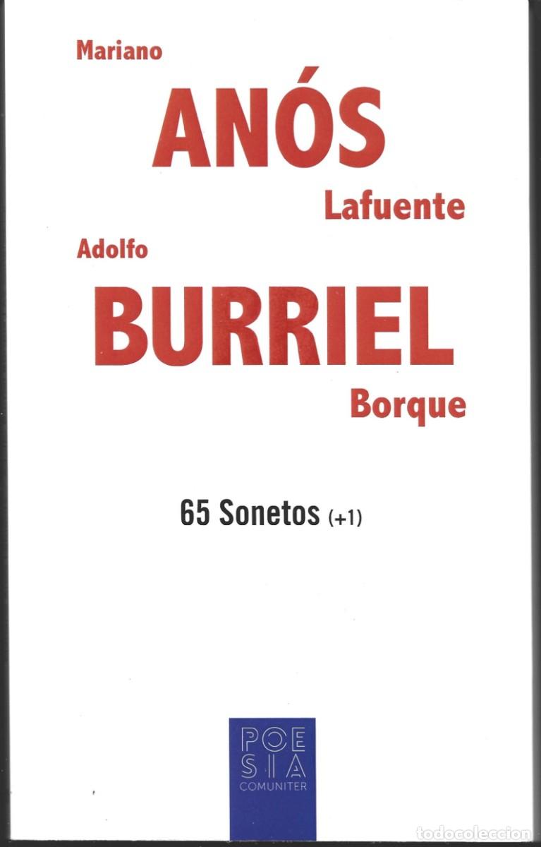 Libros de segunda mano: Mariano AN&Oacute;S / Adolfo BURRIEL : 65 Sonetos (+1). Editorial Comuniter, 2026
