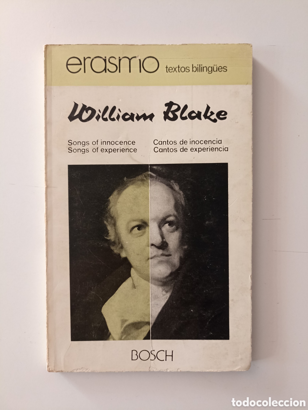 Libros de segunda mano: William Blake - Cantos de inocencia / experiencia (Erasmo, 1977)