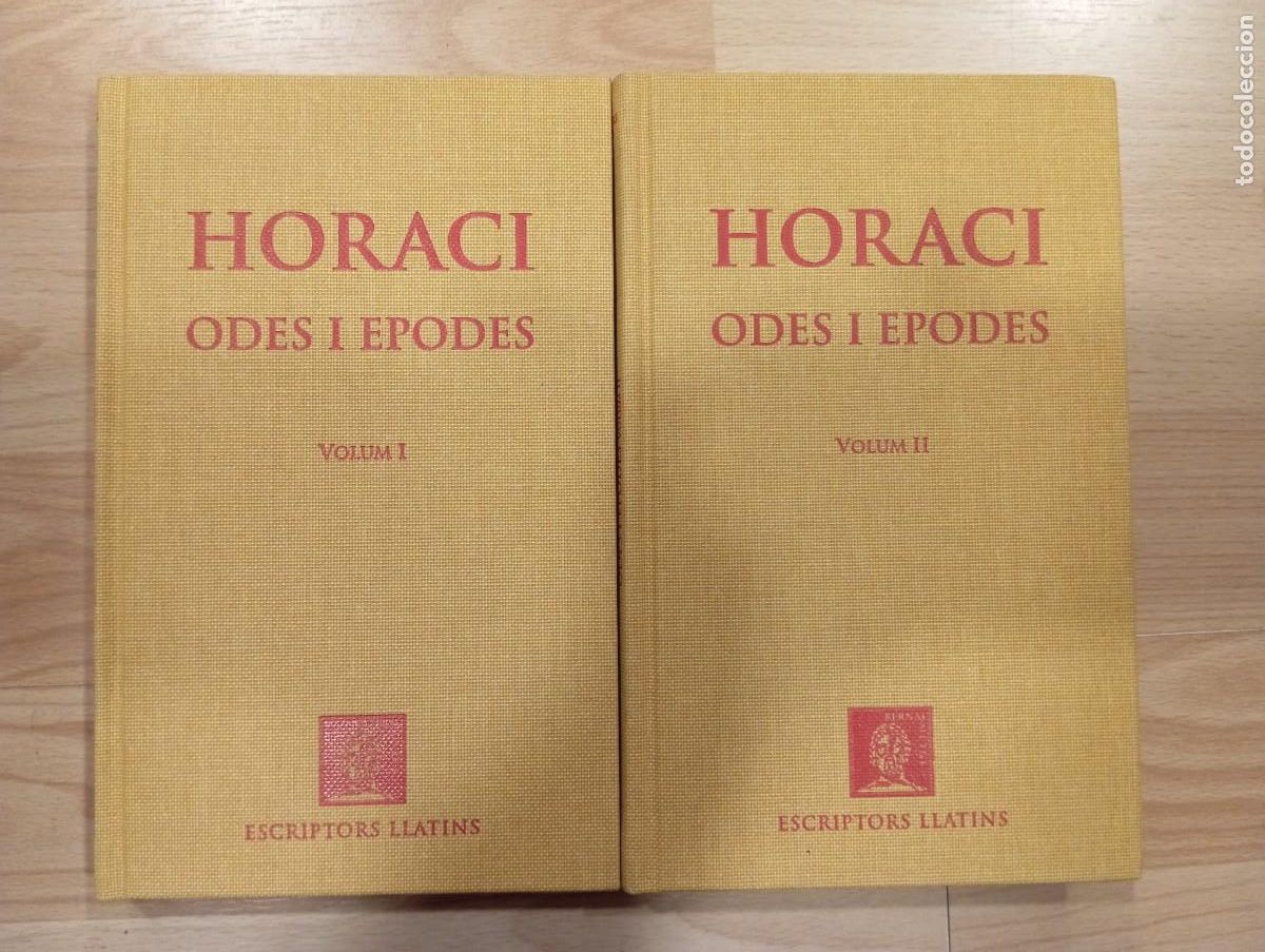 Libros de segunda mano: 'Odes i epodes'. Horaci. Bernat Metge.