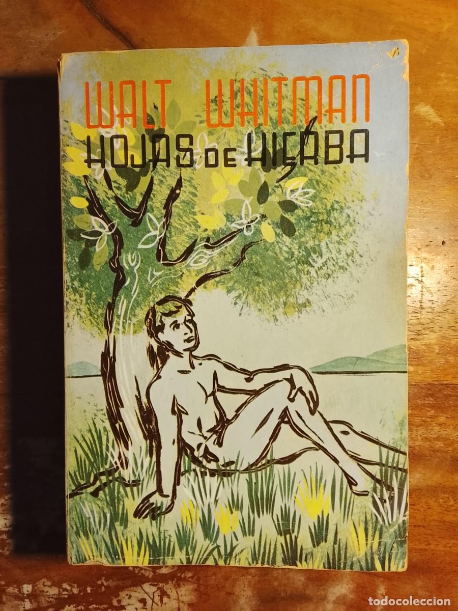 Libros de segunda mano: Hojas de hierba, Walt Whitman editorial Novaro M&eacute;xico primera edici&oacute;n 1964