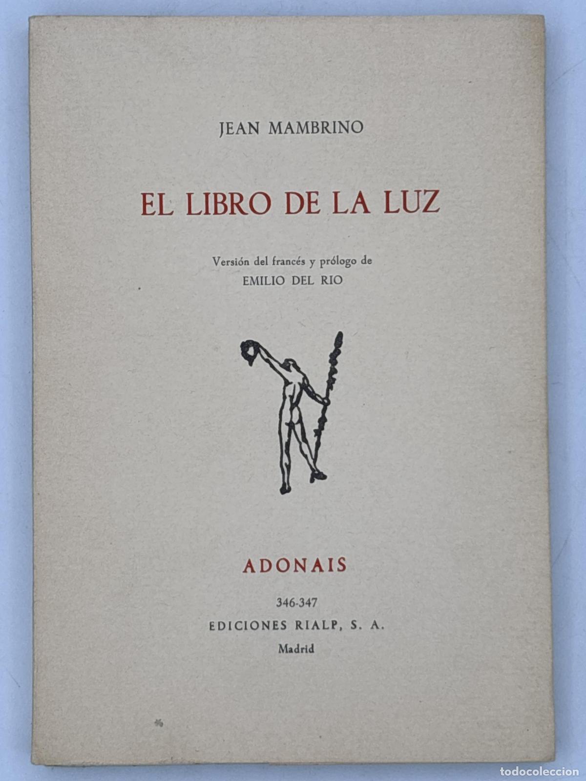 Libros de segunda mano: El libro de la luz - Jean Mambrino