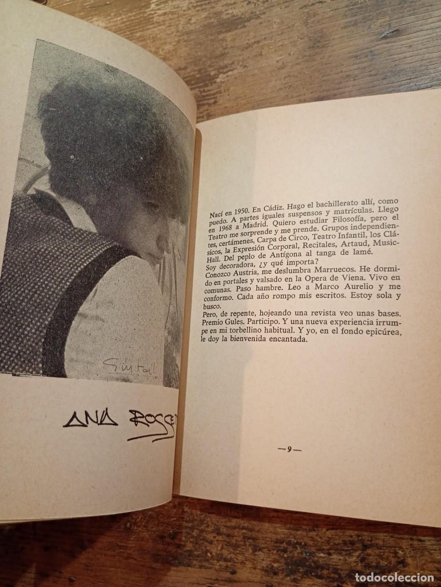Libros de segunda mano: Los devaneos de Erato, Ana Rossetti. - Foto 3