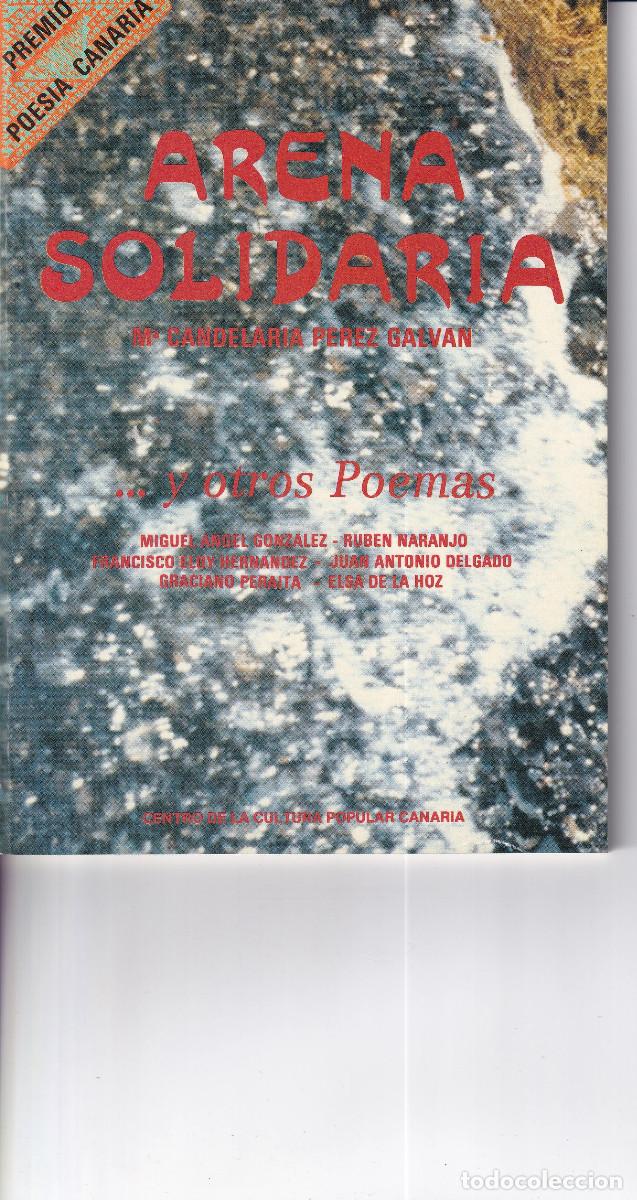 Libros de segunda mano: ARENA SOLIDARIA - CANDELARIA PEREZ Y FISH - JOSE JAVIER HERNANDEZ - CULTURA CANARIA
