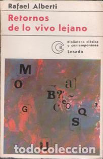 Libros de segunda mano: Retornos de lo vivo lejano, Rafael Alberti