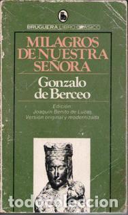 Libros de segunda mano: Milagros de Nuestra Se&ntilde;ora, Gonzalo de Berceo