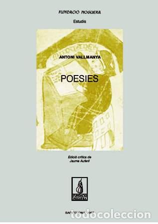 Libros de segunda mano: Poesies - Antoni Valmanya - Pag&egrave;s Editors - Estudis, Vol: 40