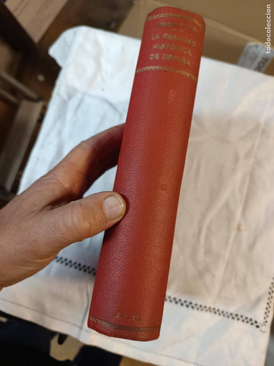 Libros de segunda mano: AMERICO CASTRO, LA REALIDAD HISTORICA DE ESPA&Ntilde;A, 1954, EDITORIAL PORRUA, 3000 EJEMPLARES MEXICO 1&ordf; E