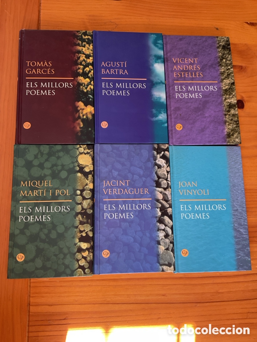 Libros de segunda mano: LOT DE 6 LLIBRES DE POESIA CATALANA &ndash; ELS MILLORS POEMES &ndash; PROA/COLUMNA