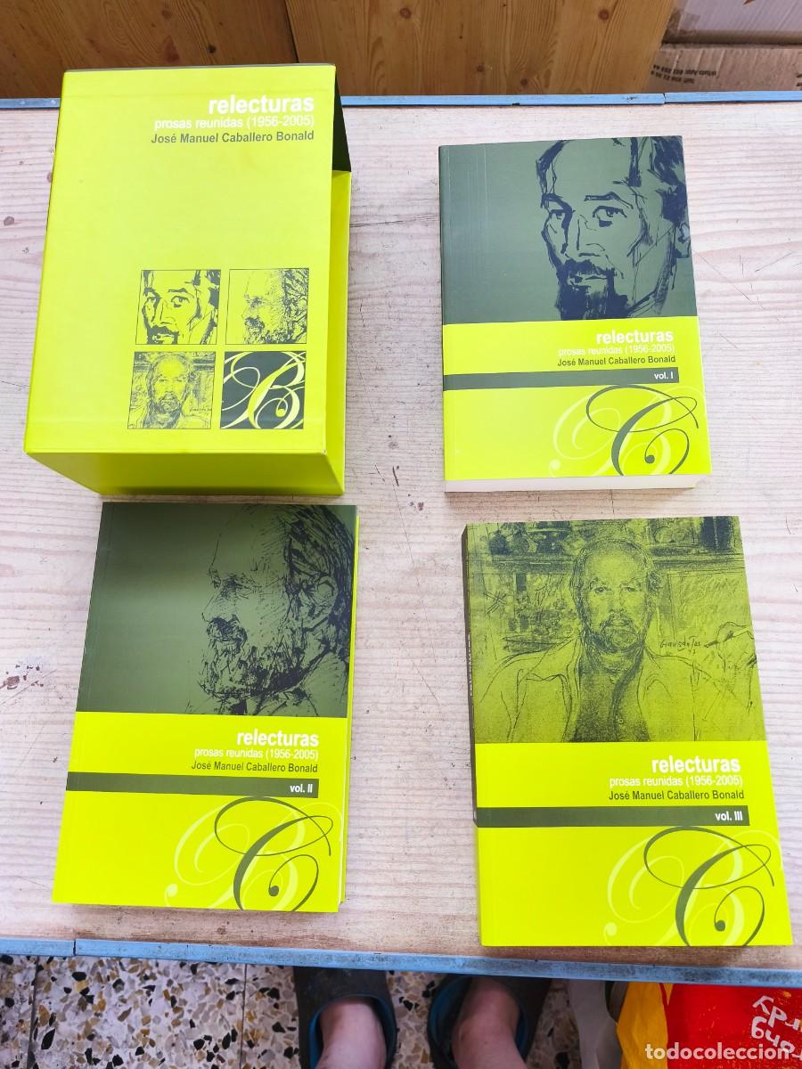 Libros de segunda mano: Relecturas - prosas reunidas (1956-2005) - 3 Tomos Completa - Jos&eacute; Manuel Caballero Bonald - 2006