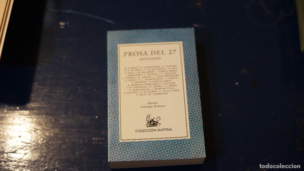 Libros de segunda mano: Prosa del 27 - Antolog&iacute;a - Espasa Calpe