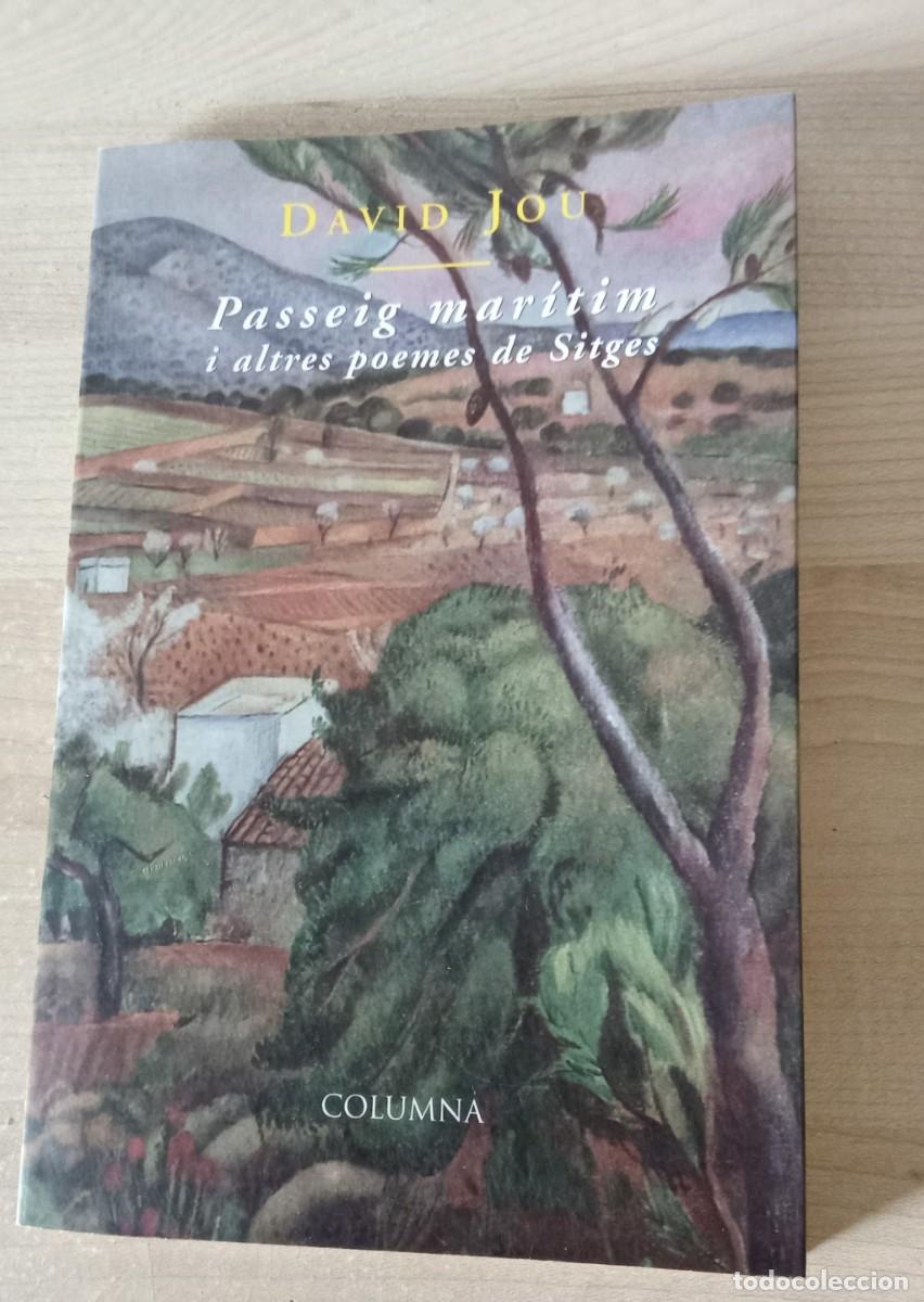 Libros de segunda mano: Passeig maritim i altres poemes de Sitges.. DAVID JOU. Columna. amb dedicatoria i firma