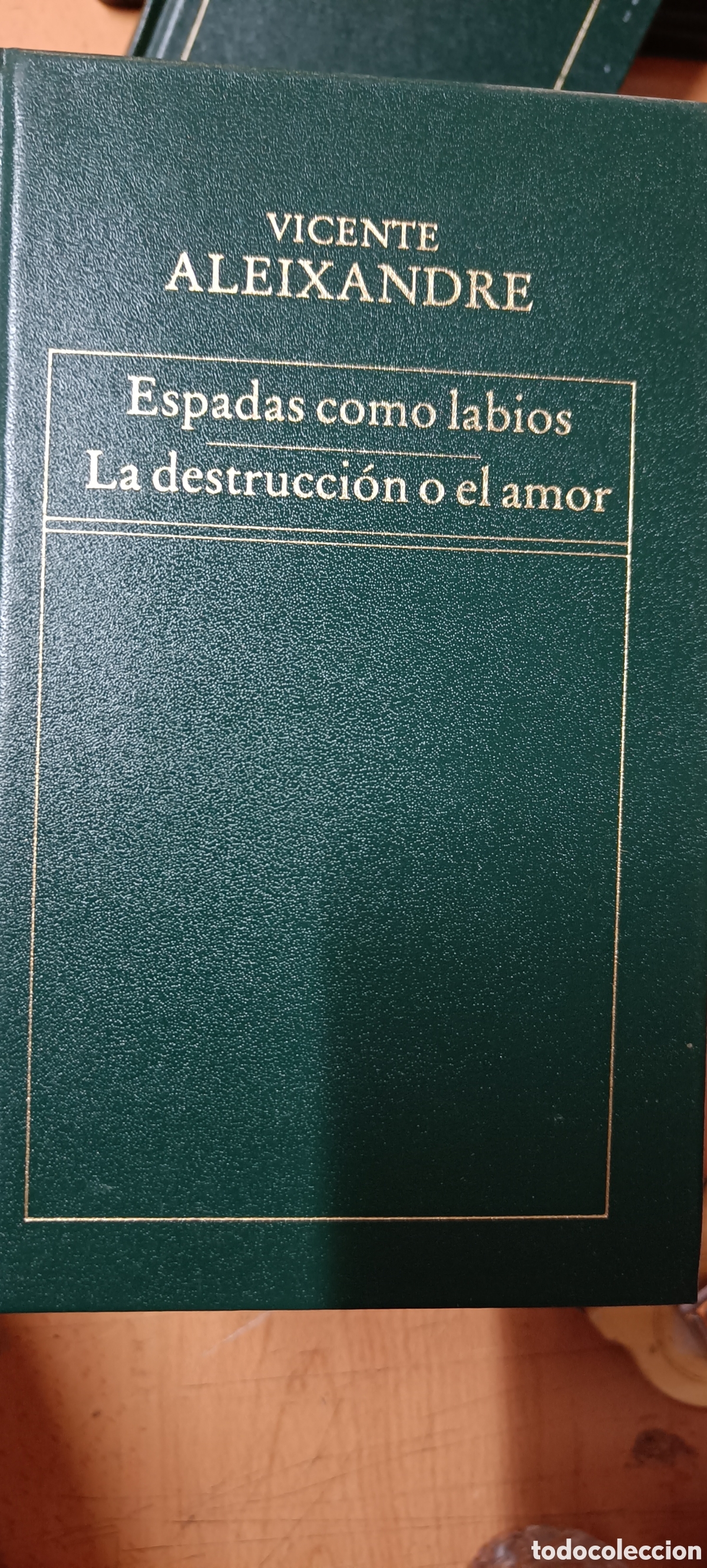 Libros de segunda mano: ESPADAS COMO LABIOS. LA DESTRUCCI&Oacute;N DEL AMOR. VICENTE ALEIXANDRE. ORBIS.
