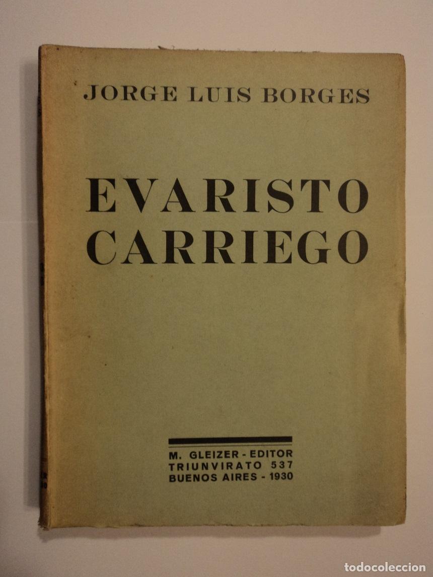 Libros de segunda mano: Evaristo Carriego - Borges, Jorge Luis