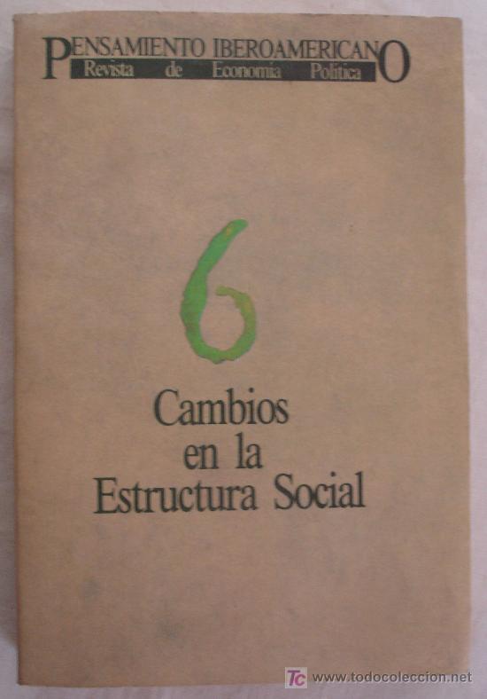 Libros de segunda mano: PENSAMIENTO IBEROAMERICANO N&ordm; 6 - CAMBIOS EN LA ESTRUCTURA SOCIAL - REVISTA DE ECONOMIA POLITICA.