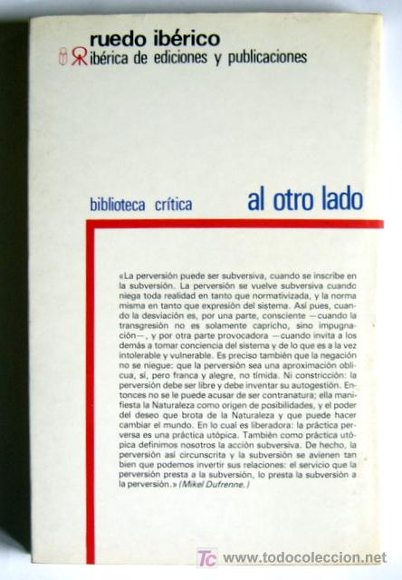 Libros de segunda mano: SUBVERSION / PERVERSION - MIKEL DUFRENNE - EDIT. RUEDO IBERICO - Foto 2